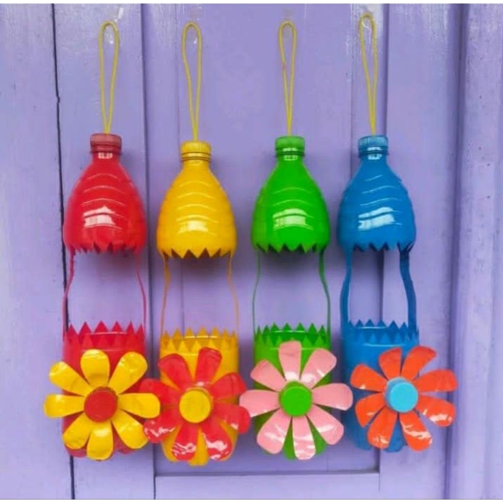 kreasi pot dr botol pet