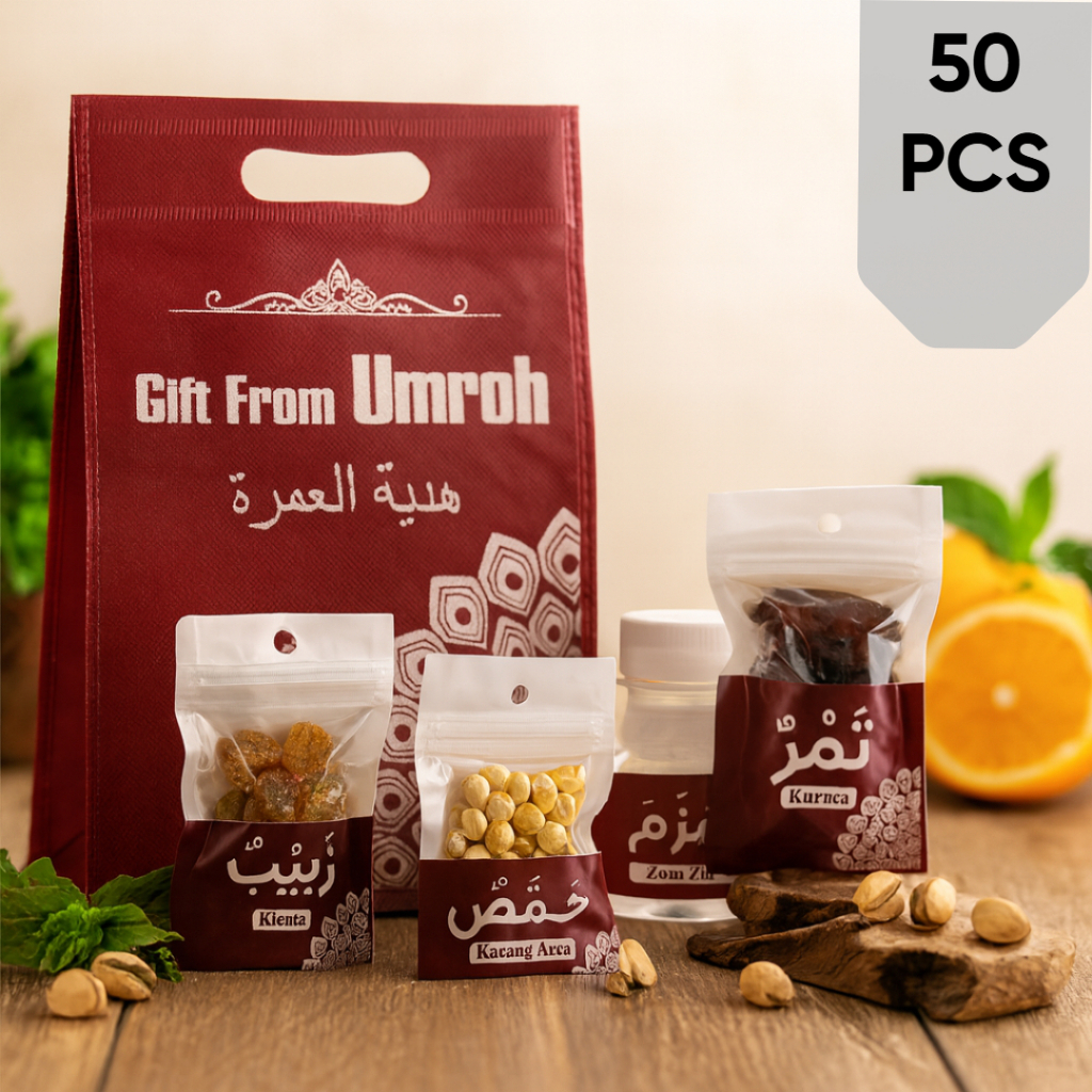 

Paket Oleh-Oleh Haji Umroh Paket A-H 50PCS