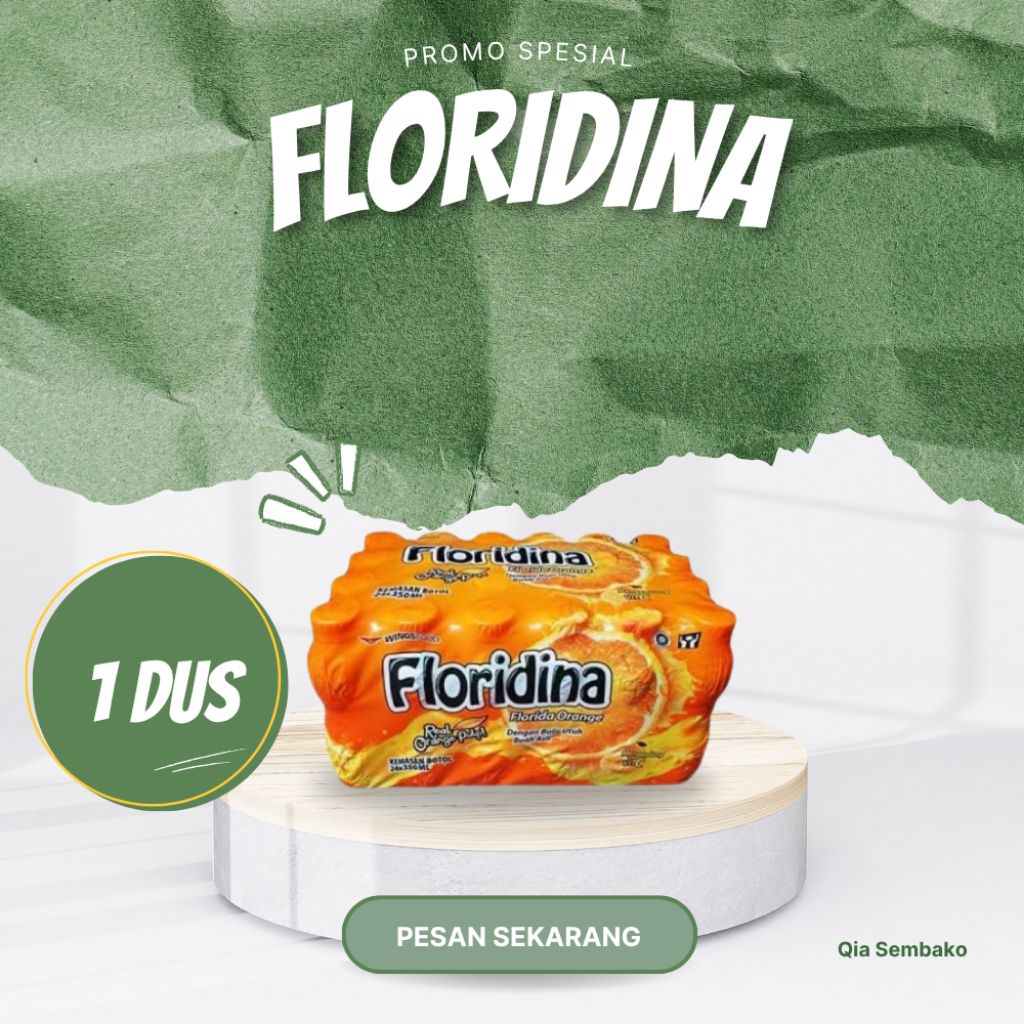 

FLORIDINA orange 350 ml 1 Slop Isi 12 Botol