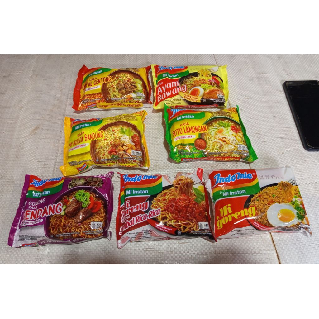 

INDOMIE INDOMIE ALL VARIAN SEMUA RASA PROMO MURAH !!