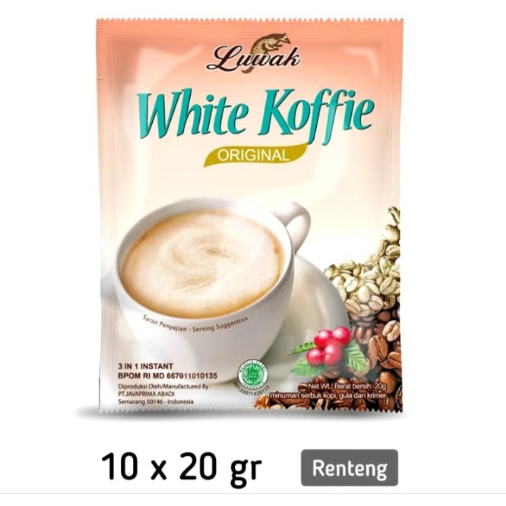 

Luwak white koffe 10x20gr