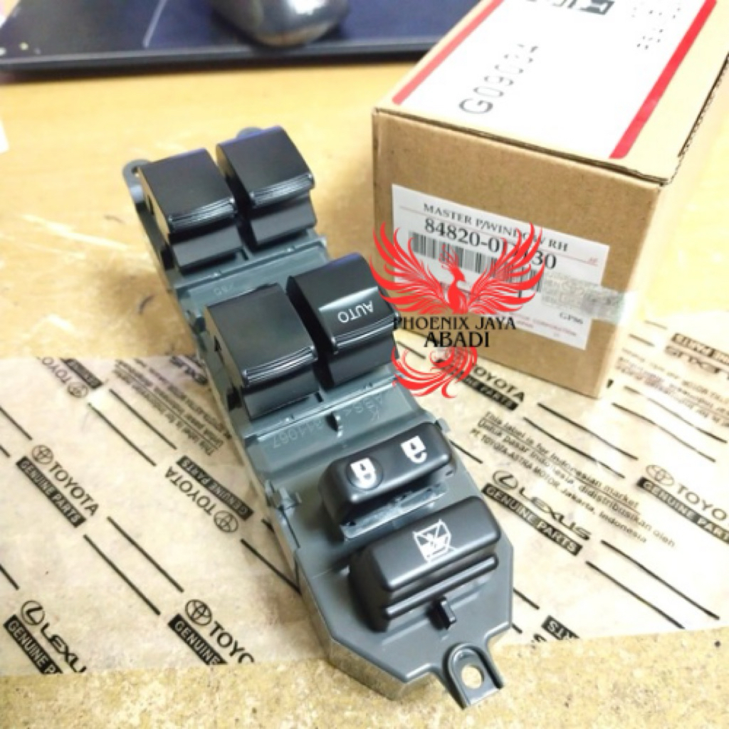 master saklar power window RH vios gen 2 yaris bakpao