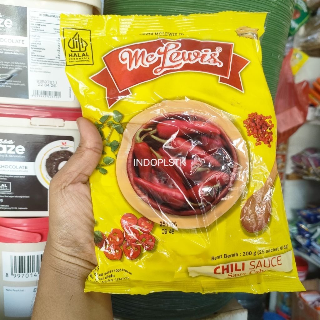 

saos saset mclewis sauce cabe