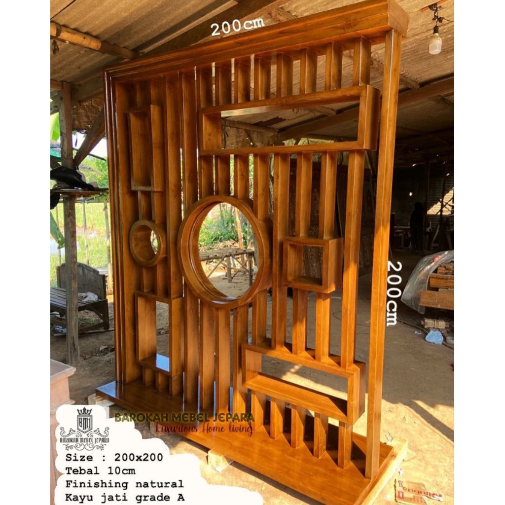 penyekat ruangan jati minimalis estetik terbaru pembatas ruangan estetik minimalis sekat ruangan jat