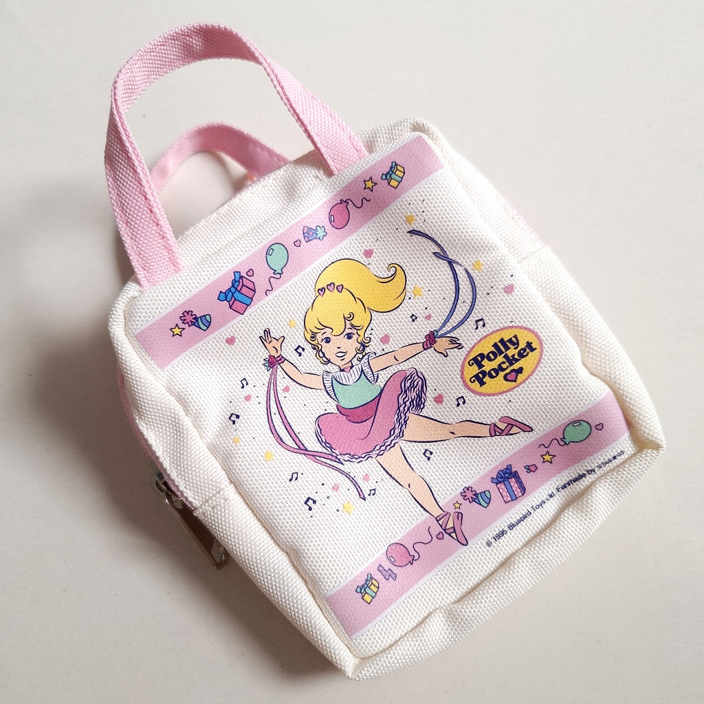 (StarGS) Tas Polly Pocket Pouch Bag Fanmade Vintage Polly Pocket merchandise - Ballerina Polly