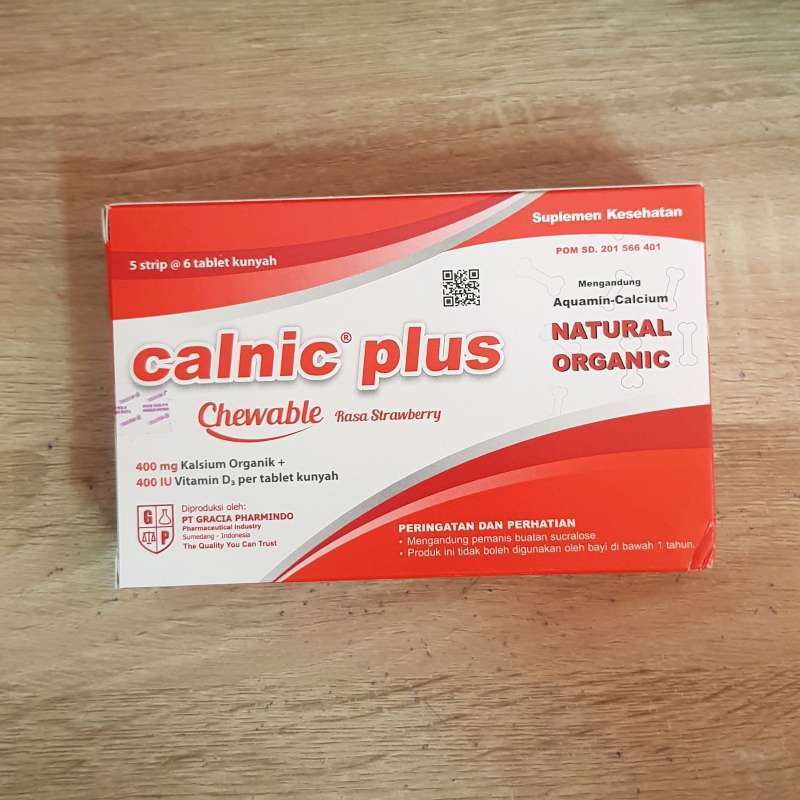 CALNIC PLUS CHEWABLE RASA STRAWBERRY