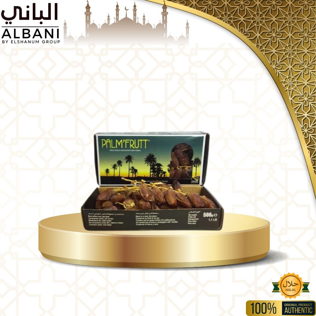 

Kurma Tunisia Palm Frutt 500gr original Premium/kurma tangkai palm fruitt/oleh oleh haji/COD