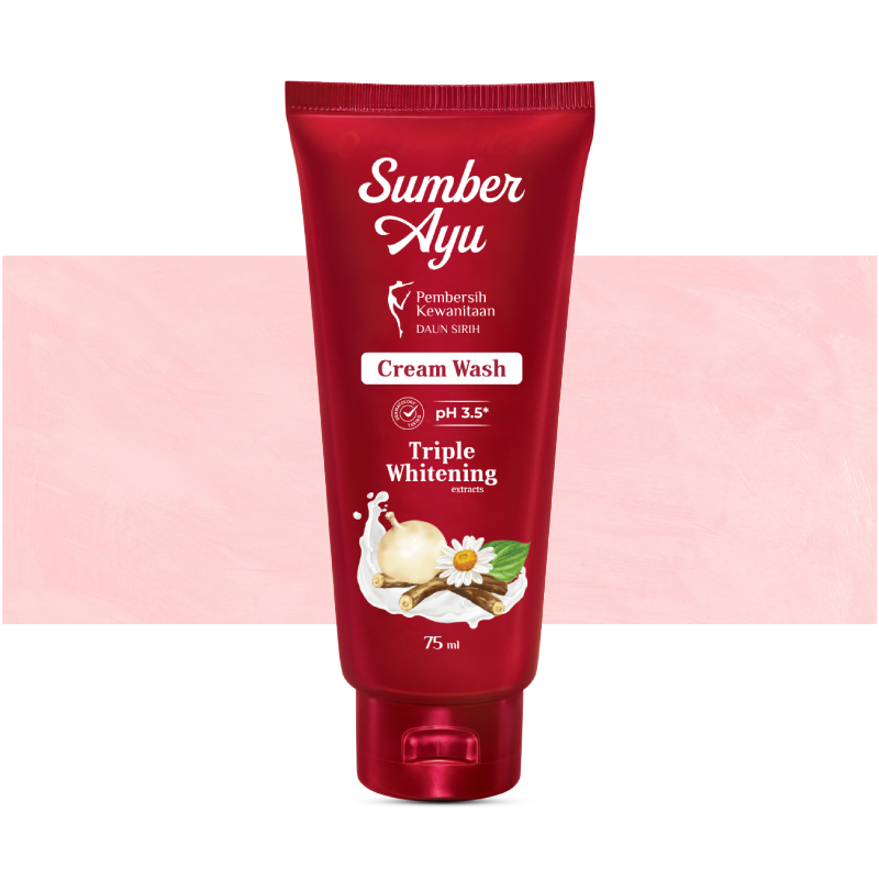 Sumber Ayu Cream Wash Whitening 75ml