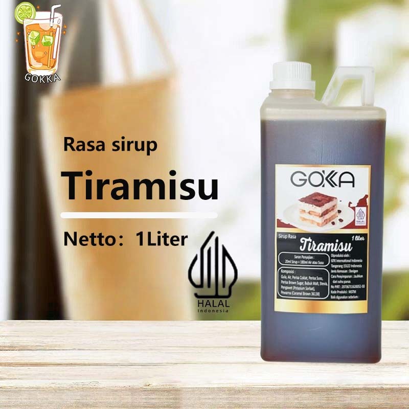 

GОKKA Syrup / Tiramisu Flavoured Sirup / Sirup Tiramisu 1L International Halal