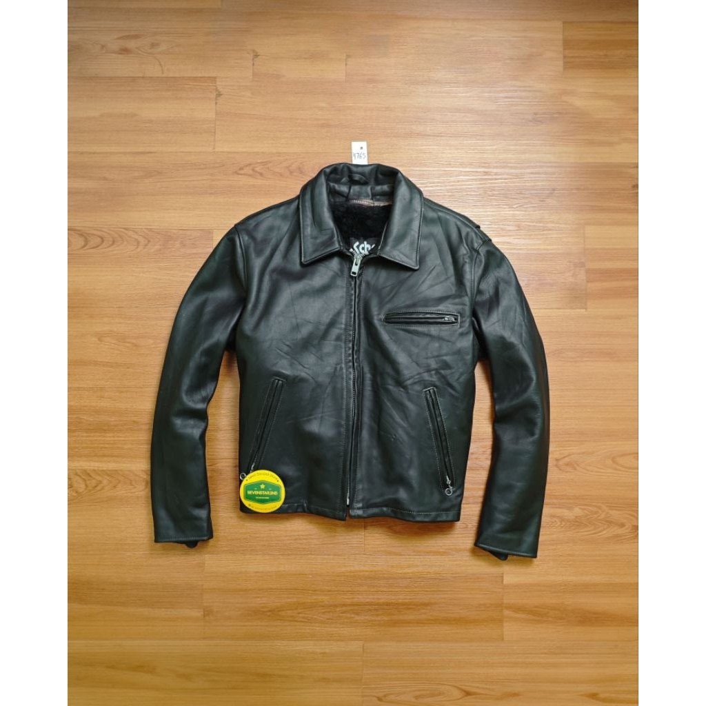 Schott leather 643 cafe racer bikers jacket