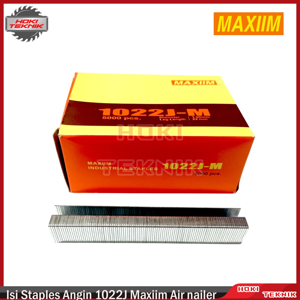 

Isi Staples Angin 1022J Maxiim Air nailer
