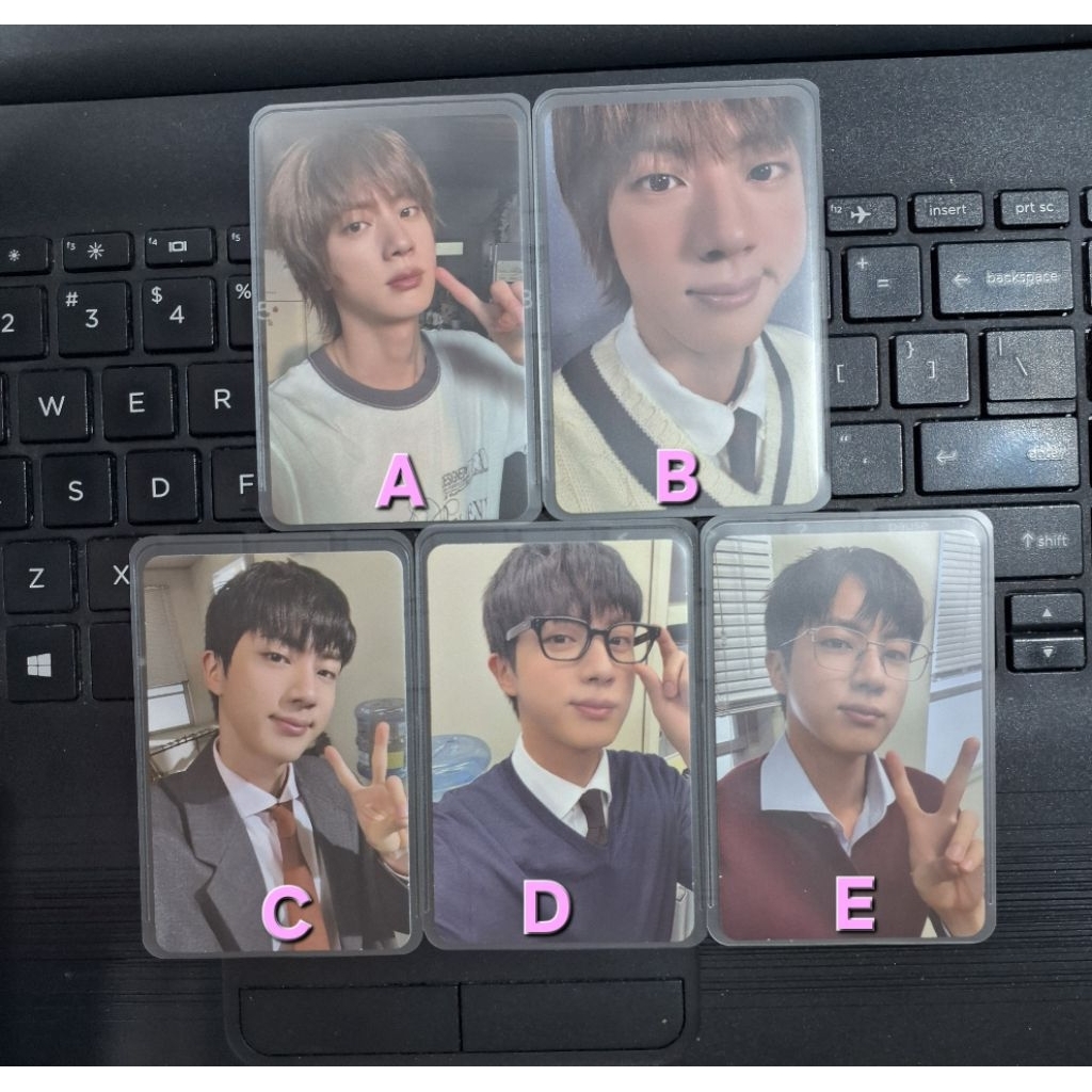 Official PC Photocard Album Happy BTS Jin Seokjin