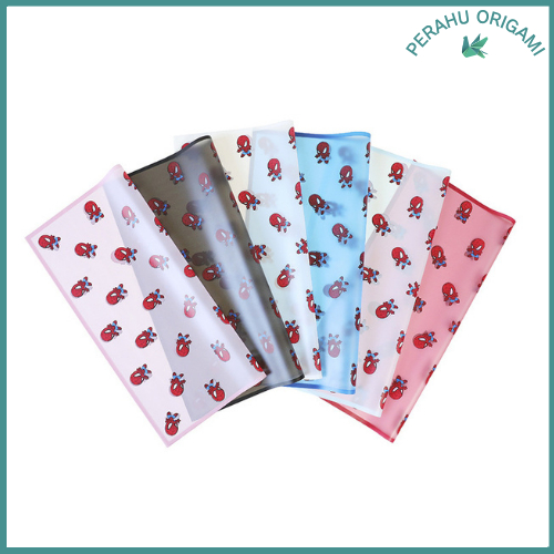 

PACK 20 Kertas Buket Bunga Korea Transparan List Transparan List warna motif karakter KB82