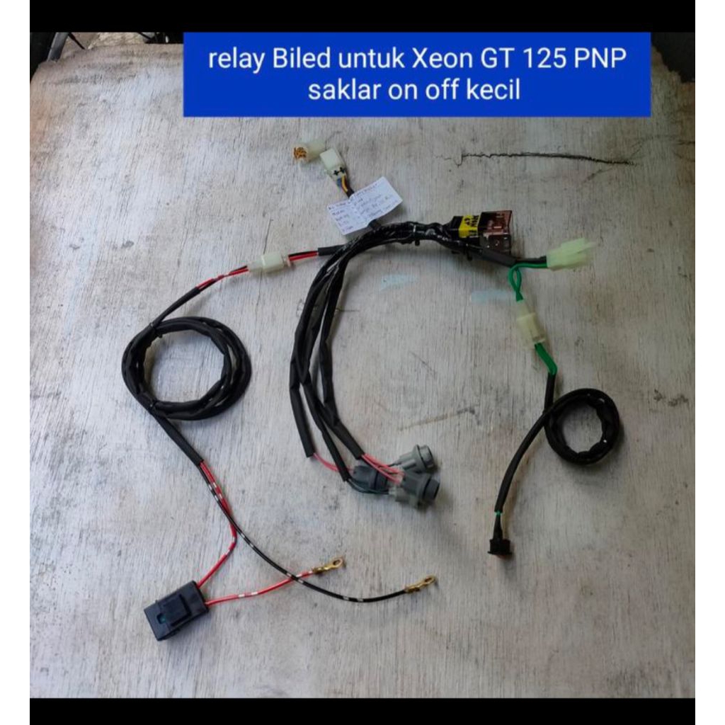relay biled XEON GT125  PNP tinggal colok aja