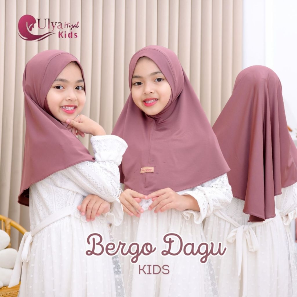 Bergo Dagu anak Jersey ori Ulya hijab