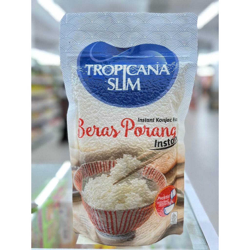 

TropicanaSlim Beras Porang Instan 1kg,Beras Untuk Diet (GRATIS 1Sashet Ts Porang)