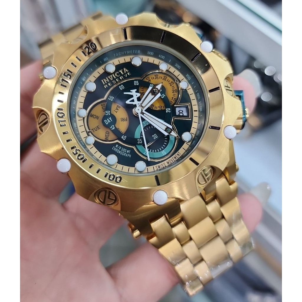BARU Jam cowok INVICTA Reverse Gold