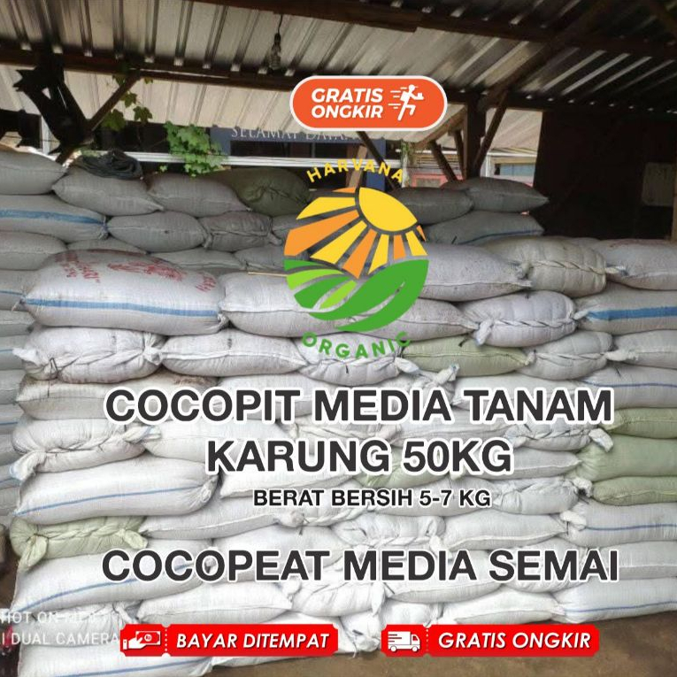 Cocopit / Cocopeat Media Tanam 1 Karung 55L