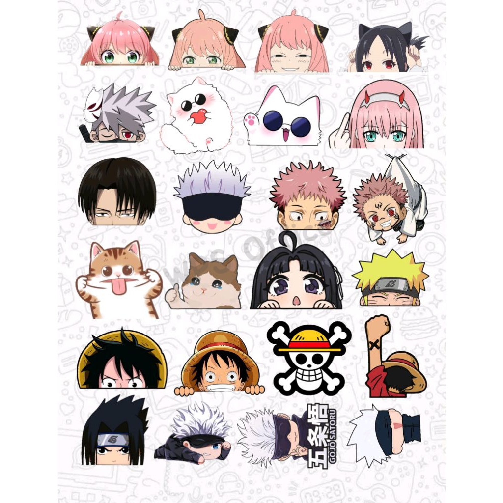 

Sticker Anime Chibi Random Isi 20Pcs