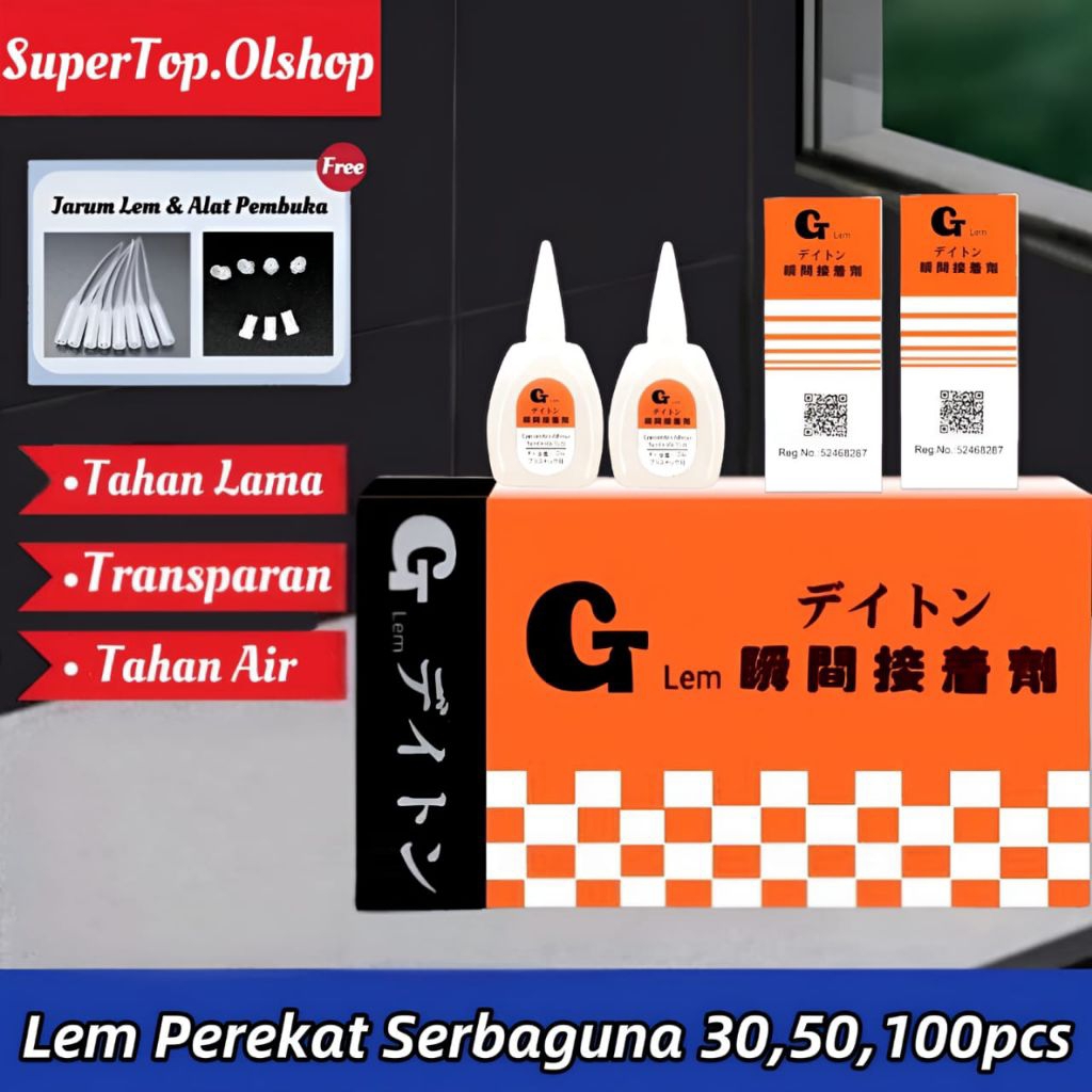 

Lem Power Glue Korea Perekat Super Rekat Sebaguna•Supertop•