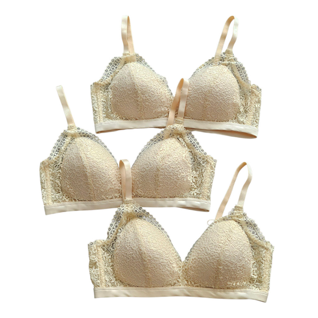 BH RENDA CANTIK BUSA TIPIS HALUS UKURAN 34