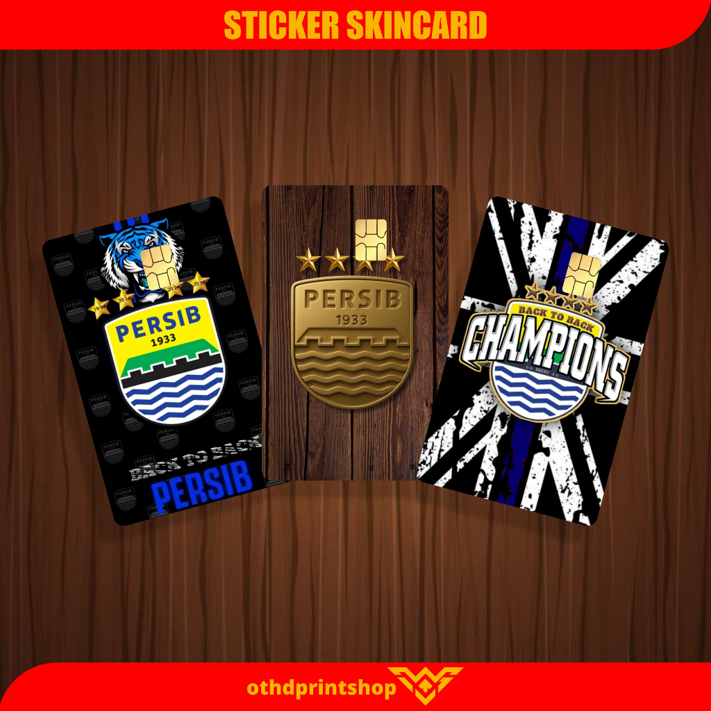 

Stiker Kartu Atm Emoney Flazz Etol Skincard Tema Persib Champions Sticker Kartu Atm Laminasi Glosy
