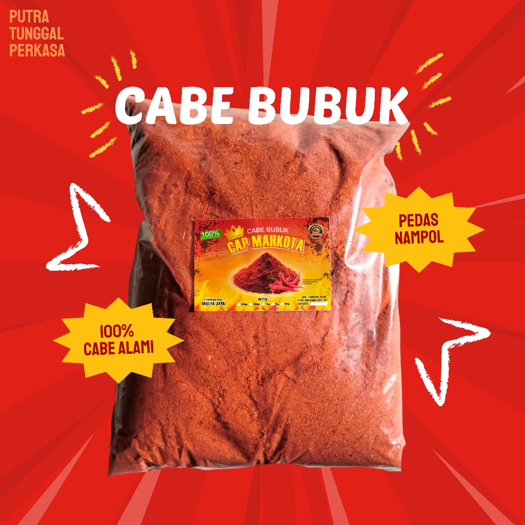 

Cabe Bubuk Pedas Nampol Alami 100%