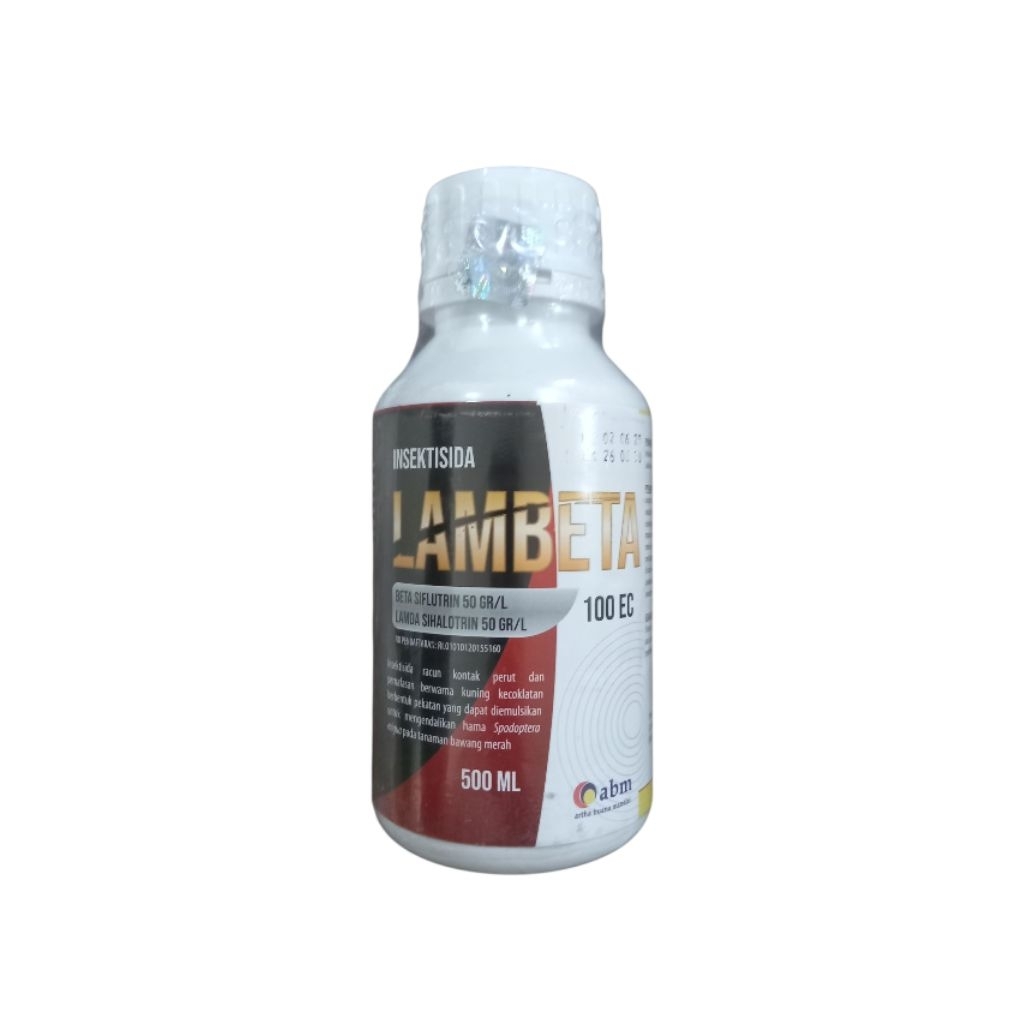 LAMBETA 500ML INSEKTISIDA BASMI ULAT DENGAN BAHAN AKTIF DOUBLE 100EC