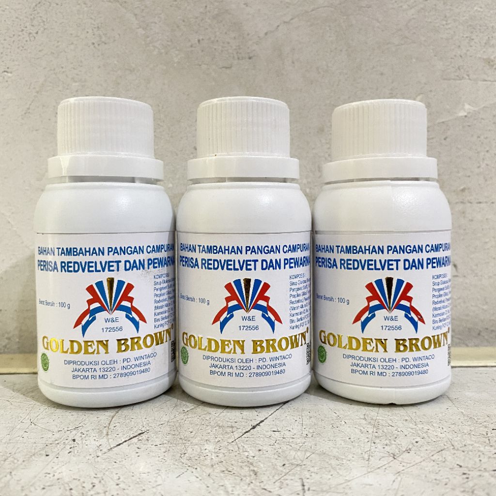 

Golden brown perisa RED VELVET dan pewarna 100 ml | perisa red velvet | pasta red velvet | golden brown pasta redvelvet