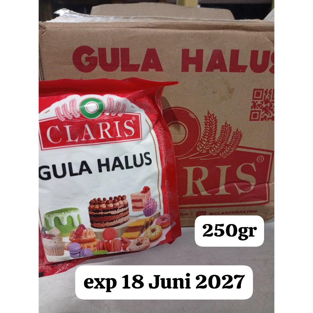 

Claris Gula Halus Gula Tepung 250gr HALAL Termurah