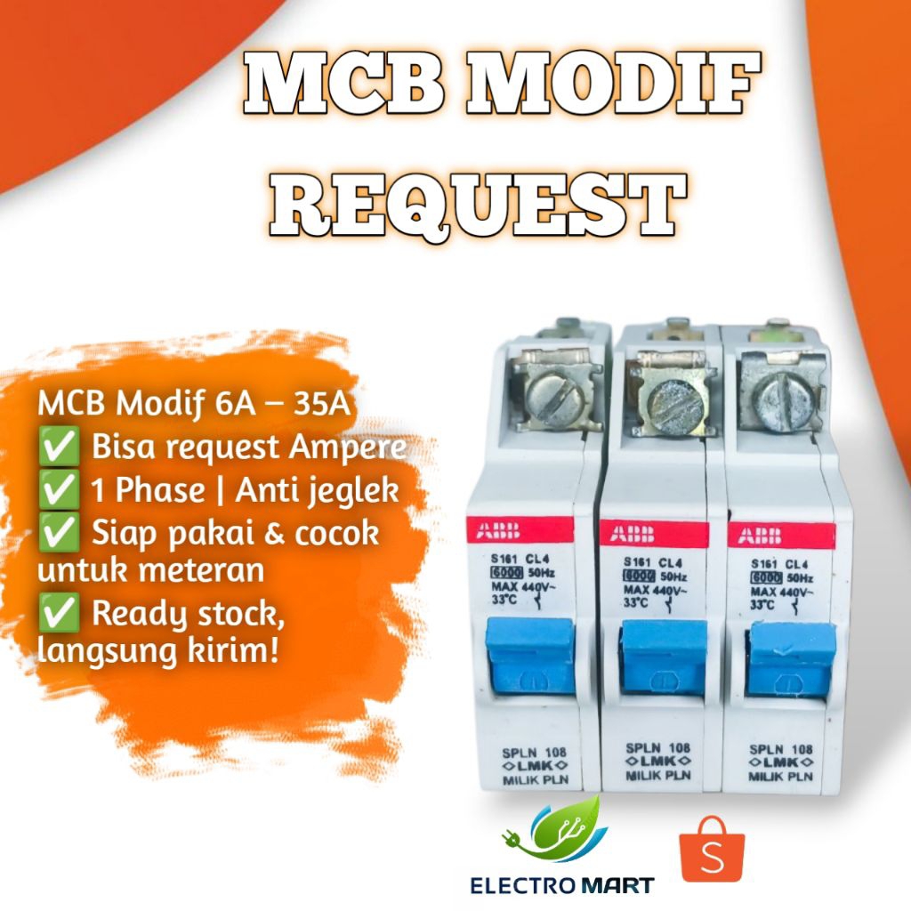 MCB PLN Modif Request abb S161cb anti jegglek