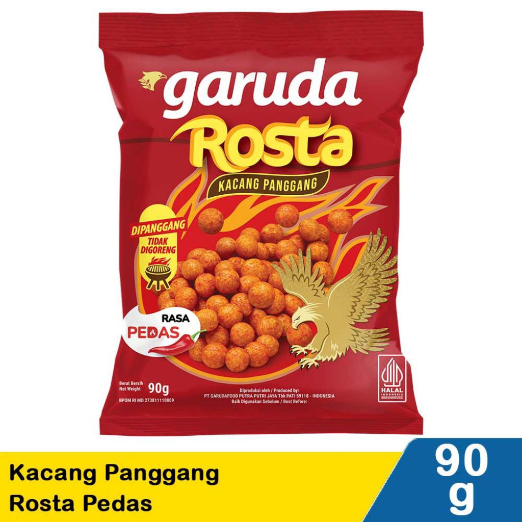 

Garuda Rosta Kacang Panggang Rasa Pedas 11 gr (snack)
