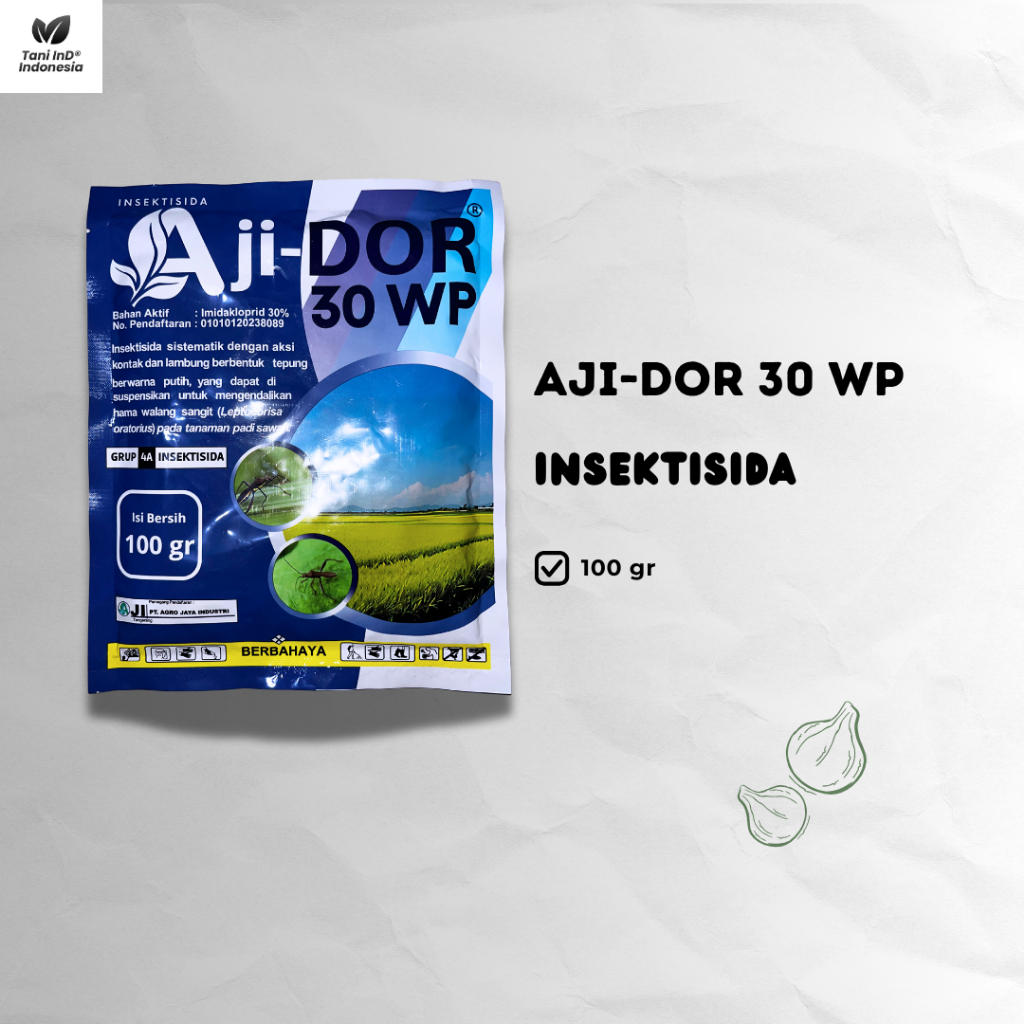 AJIDOR 30 WP - Insektisida Ampuh Basmi Walang Sangit di Padi (100 gram) dan Mengendalikan secara Efe