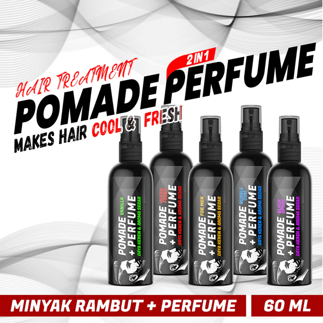 Pomade Parfum Rambut / Pomade Cair / Pomade Semprot / Minyak Rambut / Pomade Spray