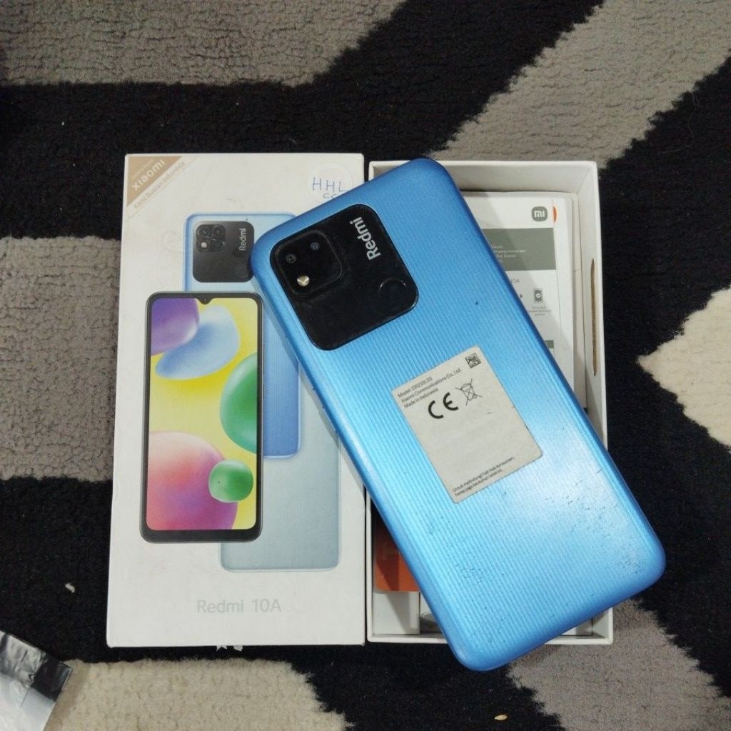 Redmi 10A 3/32 Second Lengkap Ori