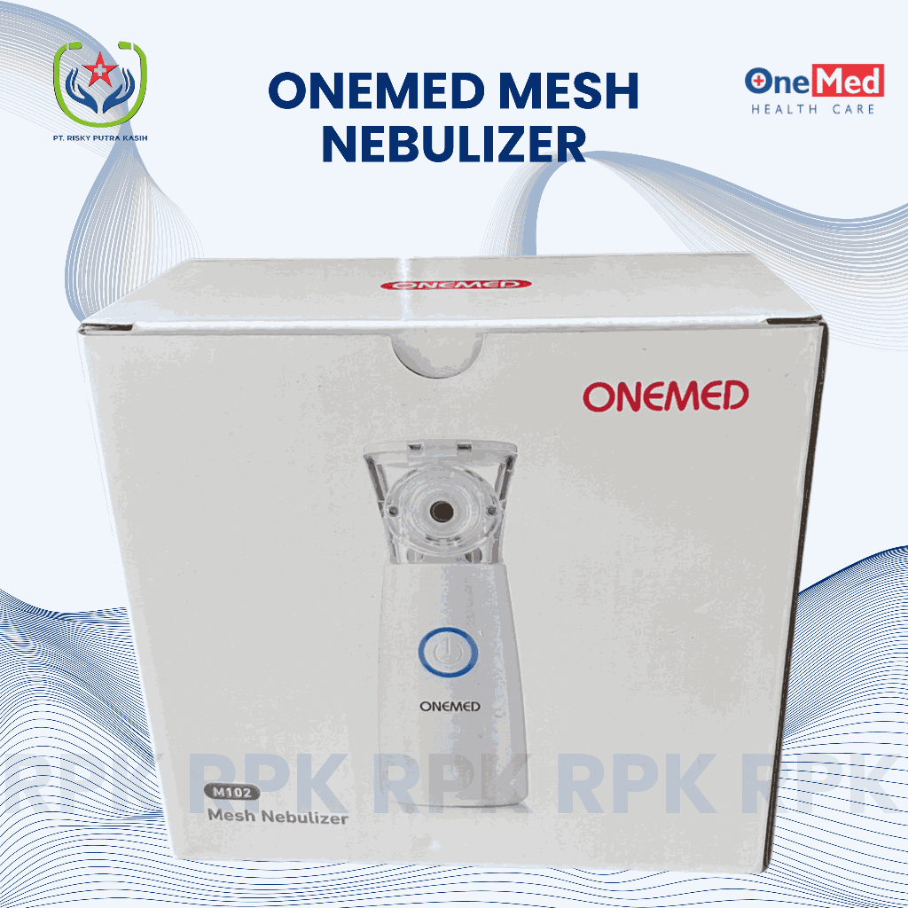 Mesh Nebulizer OneMed M 102 Portable / Alat Uap Bantu Pernafasan Asma