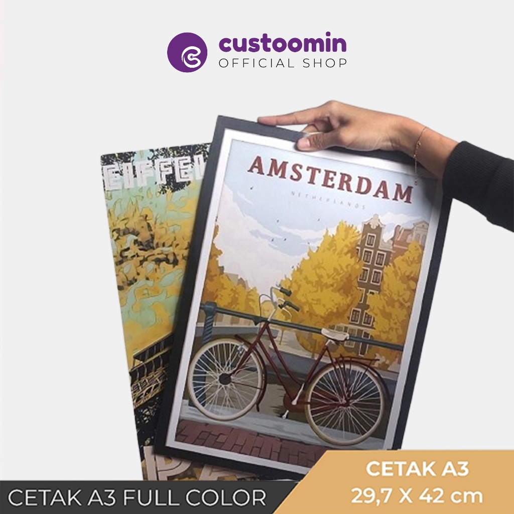 

Cetak A3 Full Color (29,7x42 cm) - Macam Macam Kertas - Full Color