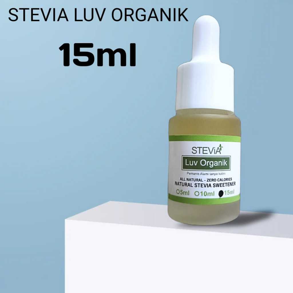 

STEVIA LUV ORGANIK Stevia Tetes Pemanis Alami Nol Kalori 100% Asli