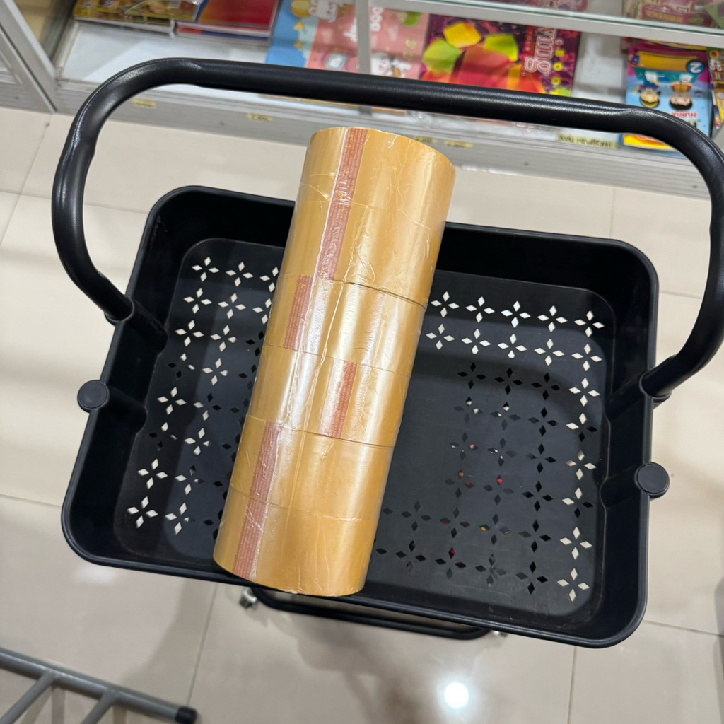 

[SLOP ISI 6] NATIONAL Lakban Isolasi Solasi Bening / Cokelat OPP 2 inch (48mmx90yd) OPP Tape panjang 90 yard murah berkualitas