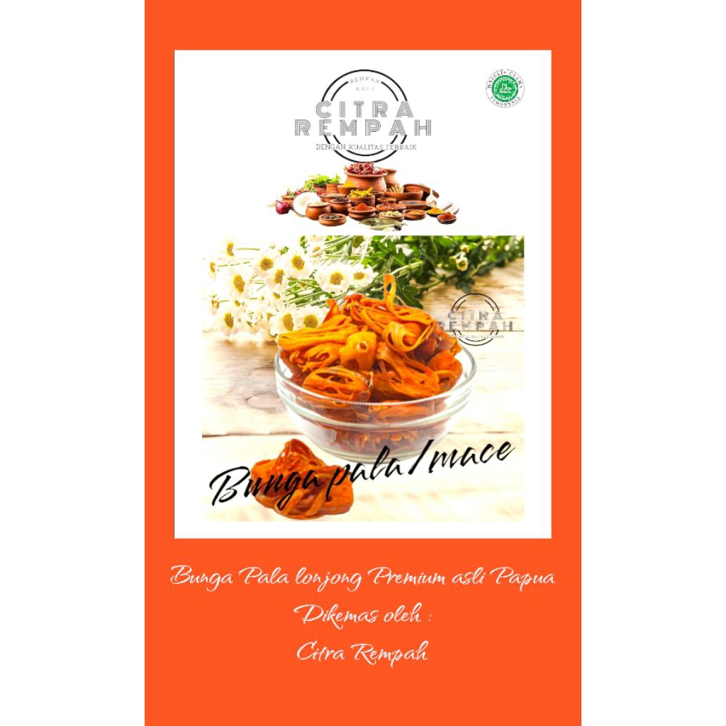 

Bunga Pala Papua/Mace 50gr