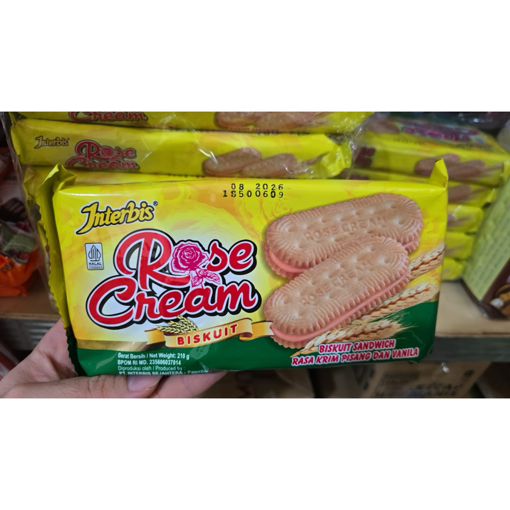 

BISKUIT INTERBIS ROSE CREAM 210G