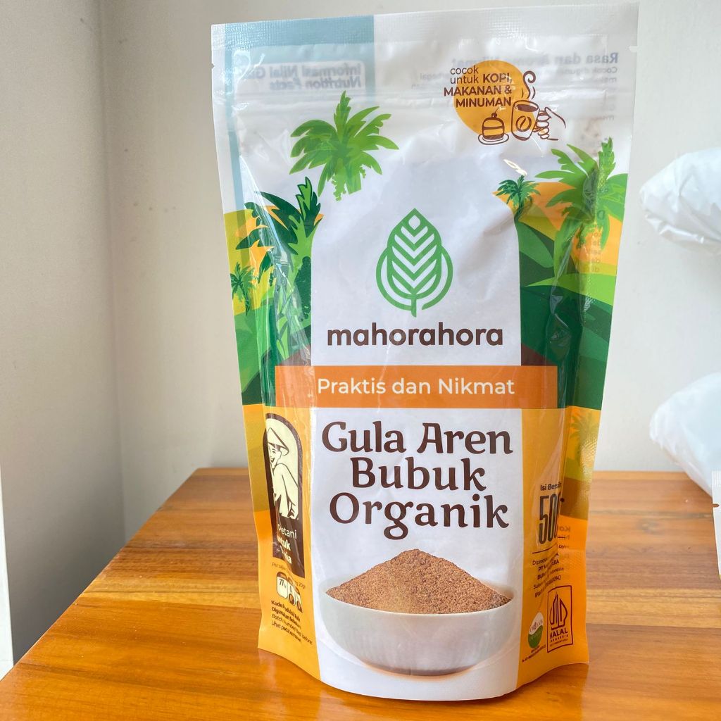 

Gula Aren Bubuk Murni dan Organik Mahorahora 500gram