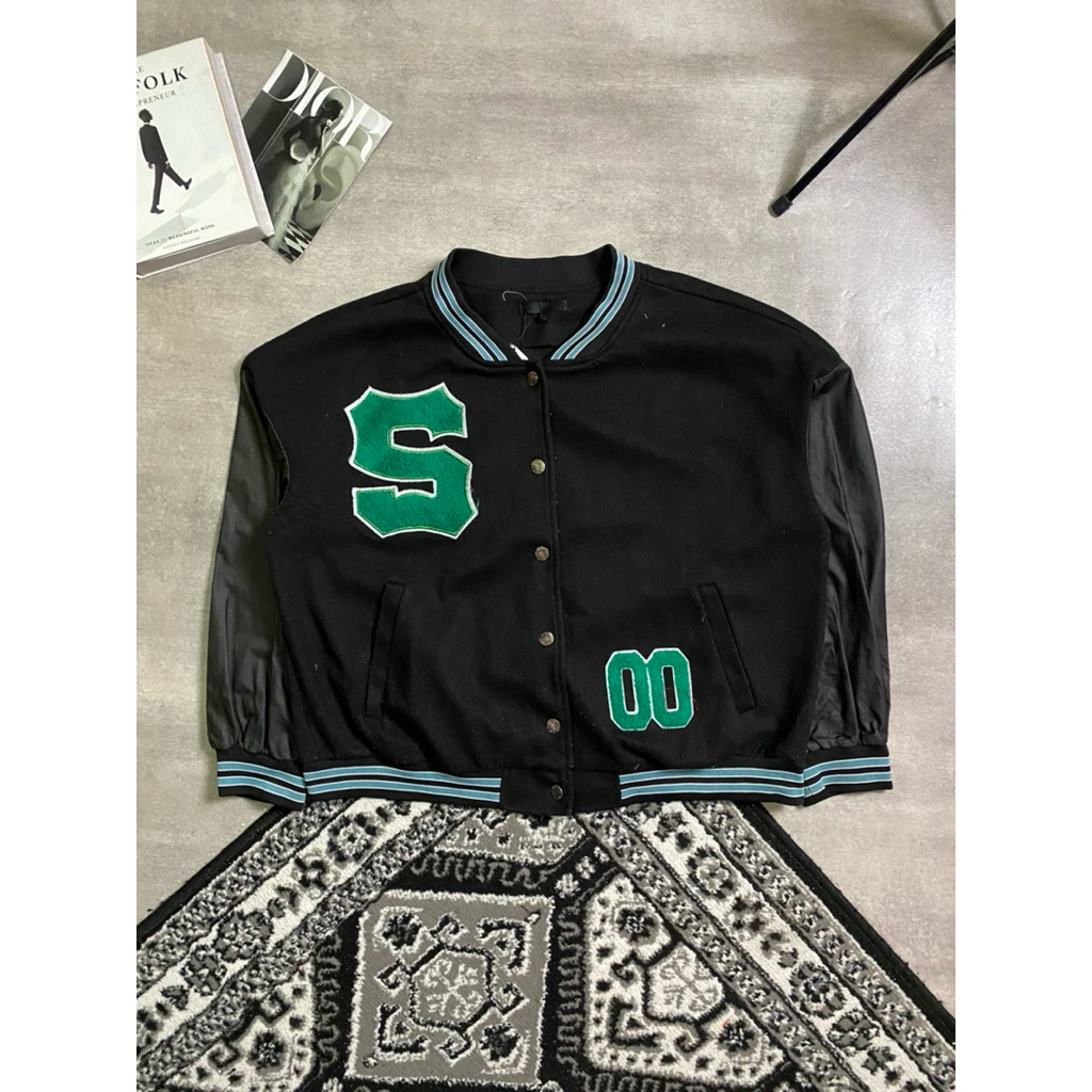 Varsity Wool Black