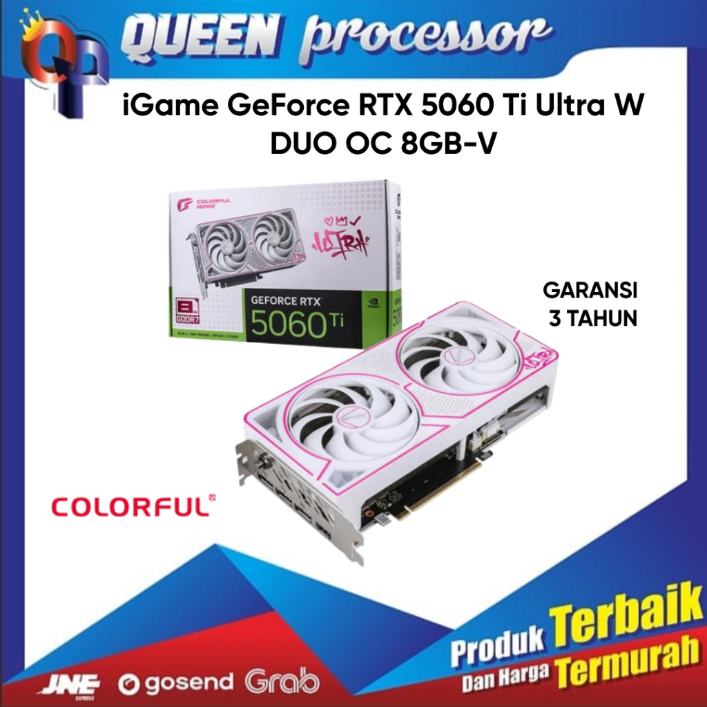 VGA iGame GeForce RTX 5060 Ti Ultra W DUO OC 8GB-V RTX 5060Ti