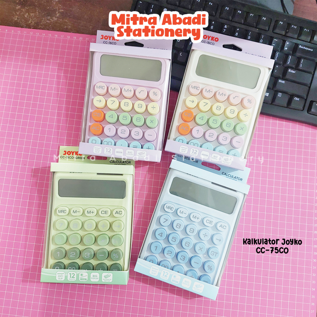 

KALKULATOR JOYKO CC-71CO / CALCULATOR CHECK & CORRECT KALKULATOR MINI LUCU AESTETIK MINIMALIS