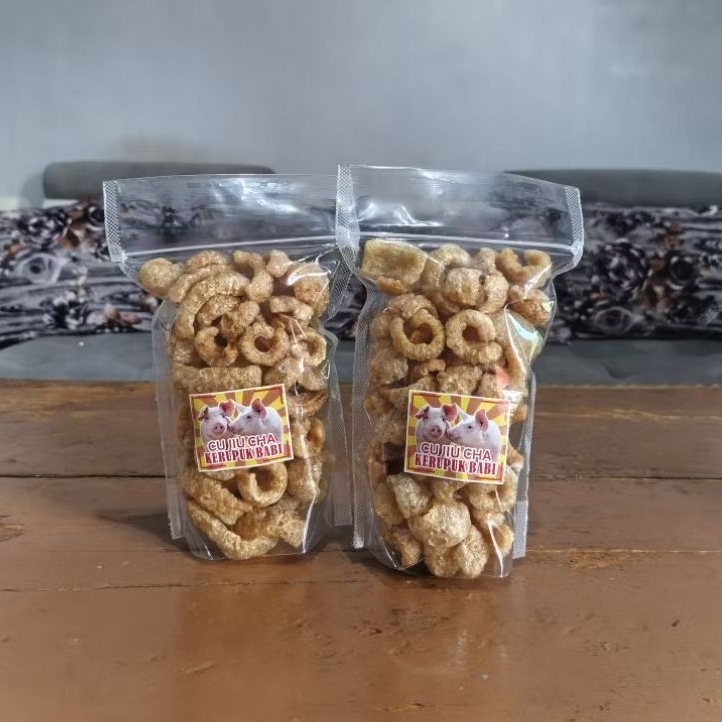 

kerupuk babi / kerupuk kulit babi / cu jiu cha / kerupuk B2