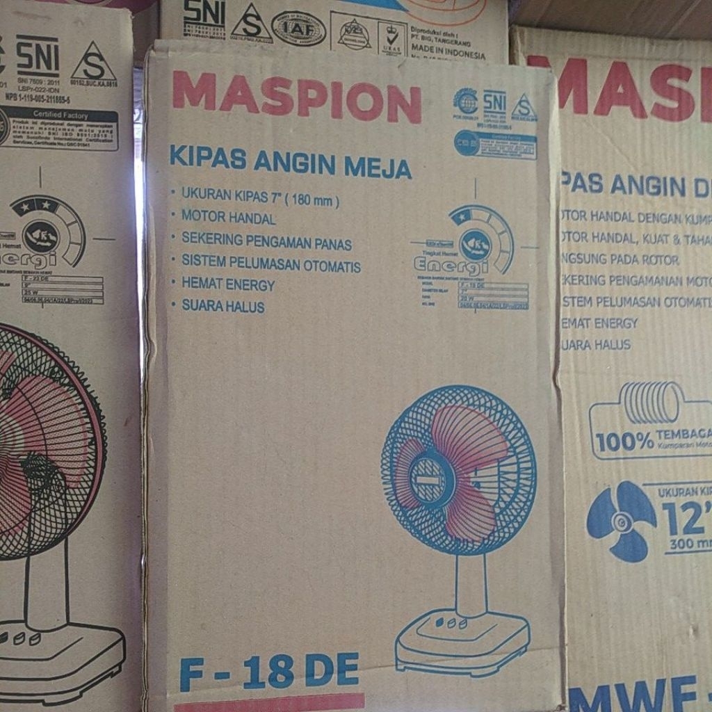 Kipas angin Meja Maspion F 18DE