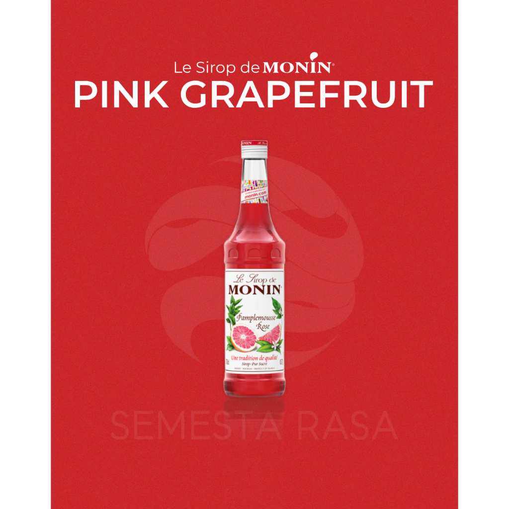 

Monin Syrup Pink Grapefruit 700 mL | Sirup Jeruk Bali Grape Fruit
