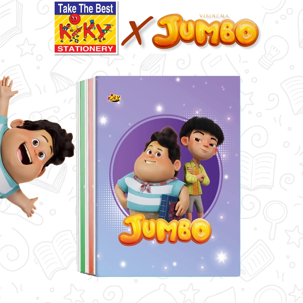 

KIKY X JUMBO Edisi Spesial Buku Tulis 38 Lembar Polos - 1 Pak 10 Buku