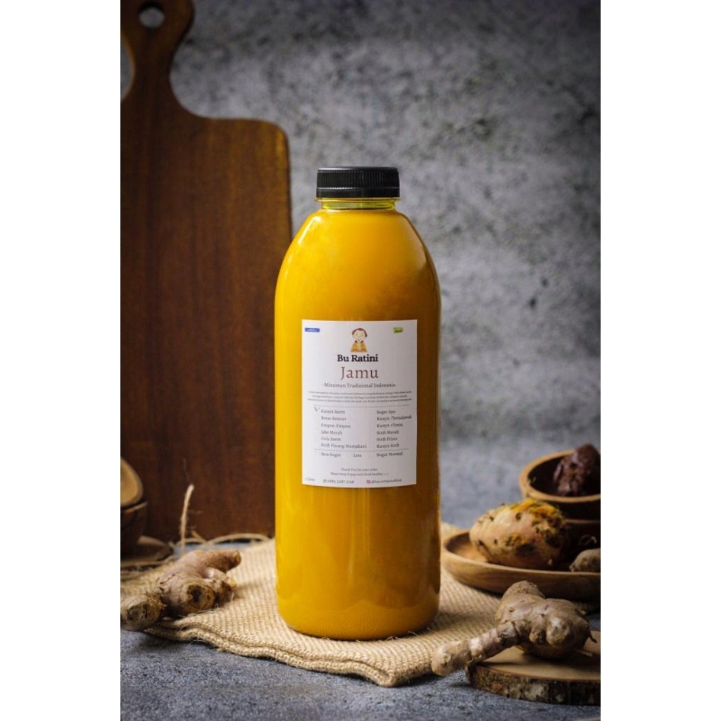 

BU RATINI KUNIR ASEM KENCUR SEGAR 1 LITER